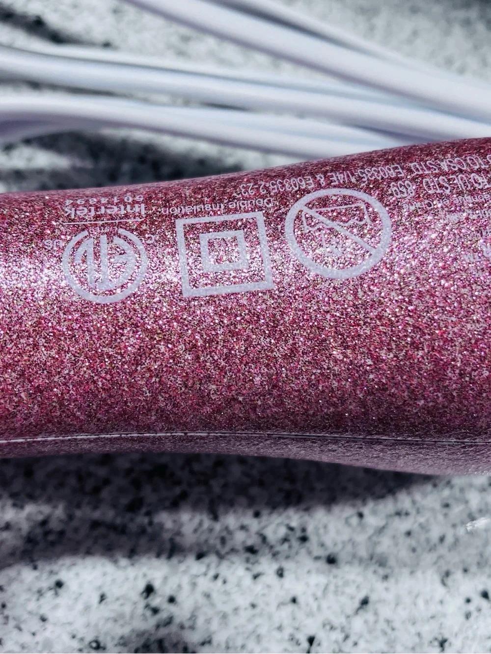 Beachwaver B1 Pink Glitter Rotating 1” Curling Iron BRAND NEW!!!